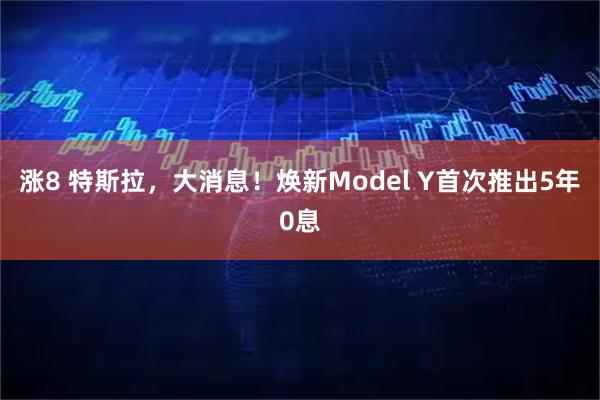 涨8 特斯拉，大消息！焕新Model Y首次推出5年0息